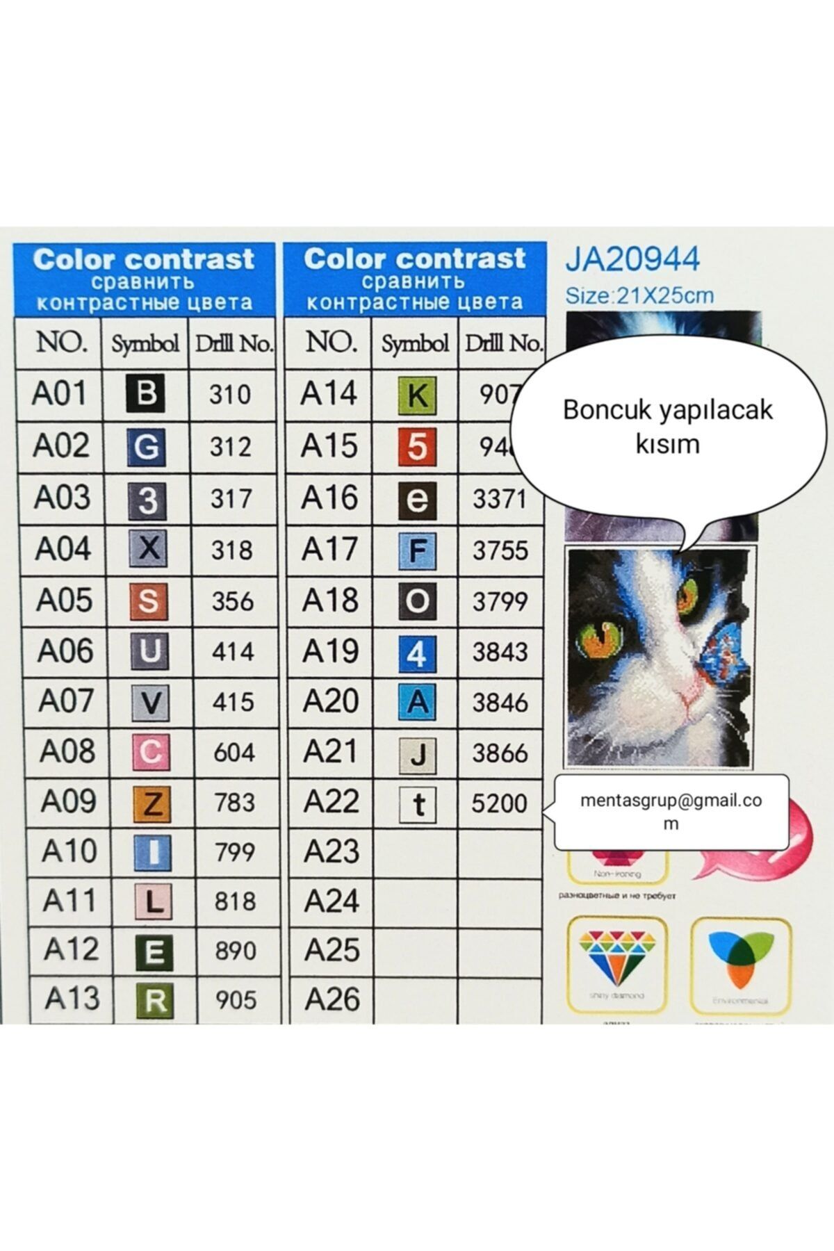 Boncuklu%20Taşlı%20Mozaik%20Elmas%20Goblen%20Pano%20Tablo%20Resim%20Puzzle%20Dıamond%20Paıntıng%2021x25-%20Kedi%20Modeli