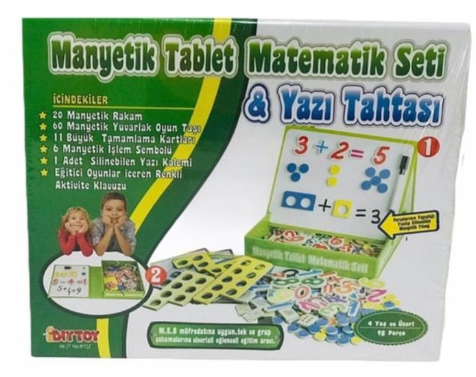 Manyetik tablet matematik eğitim seti