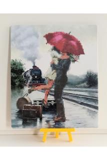 Boncuklu Taşlı Mozaik Elmas Goblen Pano Tablo Resim Puzzle Çocuklar Için 21x25